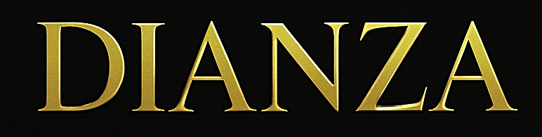 Dianza Logo on Black Background